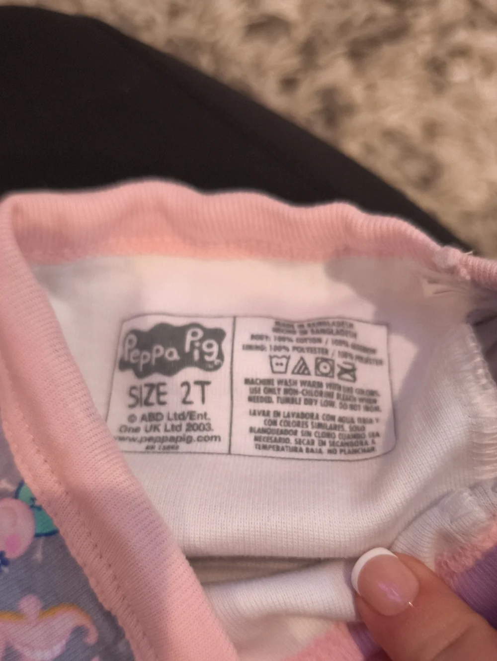 Peppa Pig soft pink